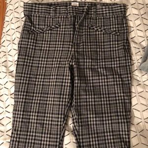 GAP Plaid signature skinny ankle pants